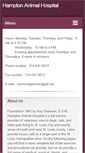 Mobile Screenshot of hamptonanimal.com